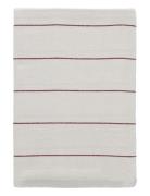 Södahl Tablecloth 140X320 Line Offwhite/Red Multi/patterned