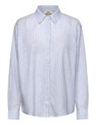 Mads Nørgaard Colin Yd Crelly Shirt Blå