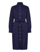 Polo Ralph Lauren 9/1 Dw Linen-Sls-Dad Marinblå