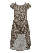 Lindex Dress High And Low With Shorts Beige