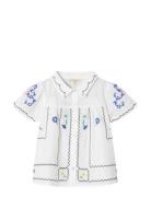 Fliink Hirse Ss Blouse Vit