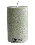 Kunstindustrien Upcycled Olive Wax Pillar Candle Grön