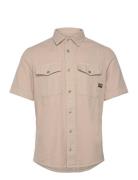G-Star RAW Marine Slim Shirt S\S Beige
