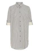 Kaffe Kanaya Striped Shirt Tunic Svart