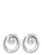 LUV AJ The Seashell Coil Studs- Silver Silver