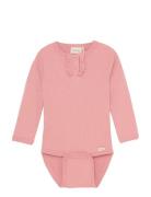 Minymo Body Ls Rib Rosa