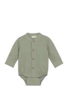 Fixoni Body Shirt Ls Woven Grön