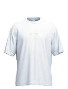 Selected Homme Slhlooseoscar Graphic Ss O-Neck Tee Vit