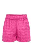 Kids Only Kmgmargot Life Embroidery Shorts Wvn Rosa