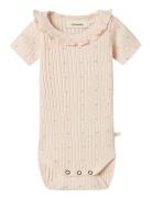 Lil'Atelier Nbfhulla Hua Ss Slim Body Lil Rosa