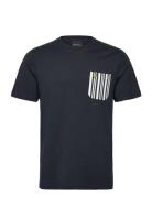 Lyle & Scott Stripe Pocket T-Shirt Svart