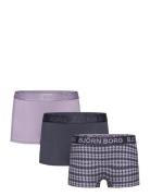 Björn Borg Cotton Stretch Boxer Shorts 3P Multi/patterned