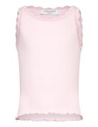 Rosemunde Kids Rkbalta Sl Short Lace Top Rosa