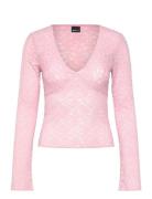 Gina Tricot Lace Top Rosa