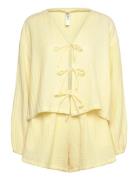 Lindex Pyjama Set Cotton Gauze Gul