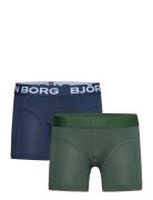 Björn Borg Cotton Stretch Boxer 2P Marinblå
