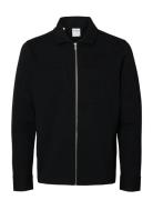 Selected Homme Slhjackie Sweat Zip Jacket Noos Svart