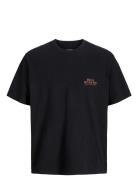Jack & J S Jorhydra Photo Tee Ss Crew Neck Svart