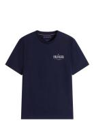 Tommy Hilfiger Hilfiger Stack Tee Marinblå