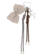SUI AVA Puffy Bow Bag Charm Beige