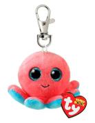 TY Sheldon - Pink Octopus Clip Rosa
