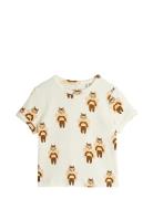 Mini Rodini Bees Aop Ss Tee Kräm