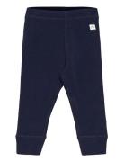 Lindex Leggings Wool Baby Solid Marinblå