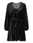 Object Objsheren L/S Short Dress 124 Svart