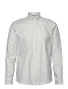 Lindbergh Striped Superflex Oxford L/Sstriped Superflex Oxford L/S Kha...