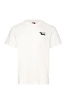 Tommy Jeans Tjm Slim Stack Logo Tee Ext Vit