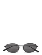 Weekday Way Metal Sunglasses Svart