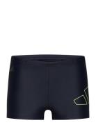 Adidas Sportswear Performance Big Bars Swim Boxer Marinblå