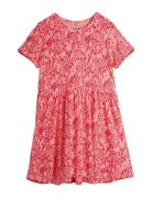 Mini Rodini Mini Leopard Aop Ss Dress Rosa