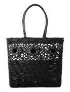 Ceannis Daffodil Crochet Basket Black Svart
