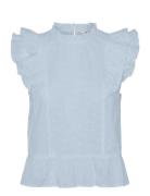 Vero Moda Vmkammy Sl High Neck Top Vma Blå