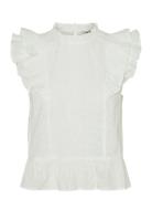 Vero Moda Vmkammy Sl High Neck Top Vma Vit