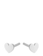 Pernille Corydon Mini Heart Earsticks Silver