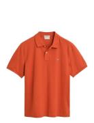 GANT Reg Shield Ss Pique Polo Orange