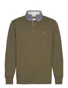 GANT Reg Chambray Heavy Rugger Khaki Green