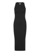 Aim´n Ease Ribbed Tank Dress Svart