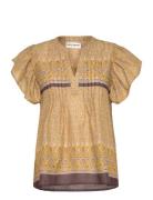 Lollys Laundry Isabelll Top Sl Gul