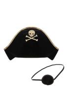 Mimi & Lula Pirate Hat And Eye Pad Svart