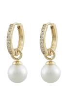 SNÖ Of Sweden Core Pearl Ring Ear G/White - Guld