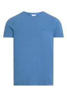 Calvin Klein Stretch Slim Fit T-Shirt Blå