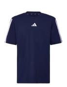 Adidas Sportswear J 3S Tee 160 Marinblå