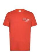 GANT Graphic Ss T-Shirt Orange