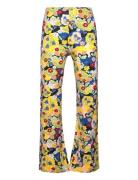 Mini Rodini Flowers Aop Flared Trousers Multi/patterned