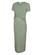 Mamalicious Mlanli June Ss Jrs Midi Dress 2F A. Grön