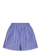 Gina Tricot Poplin Shorts Blå