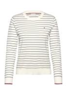 Tommy Hilfiger Co Jersey Stitch Ls C-Nk Swt Vit